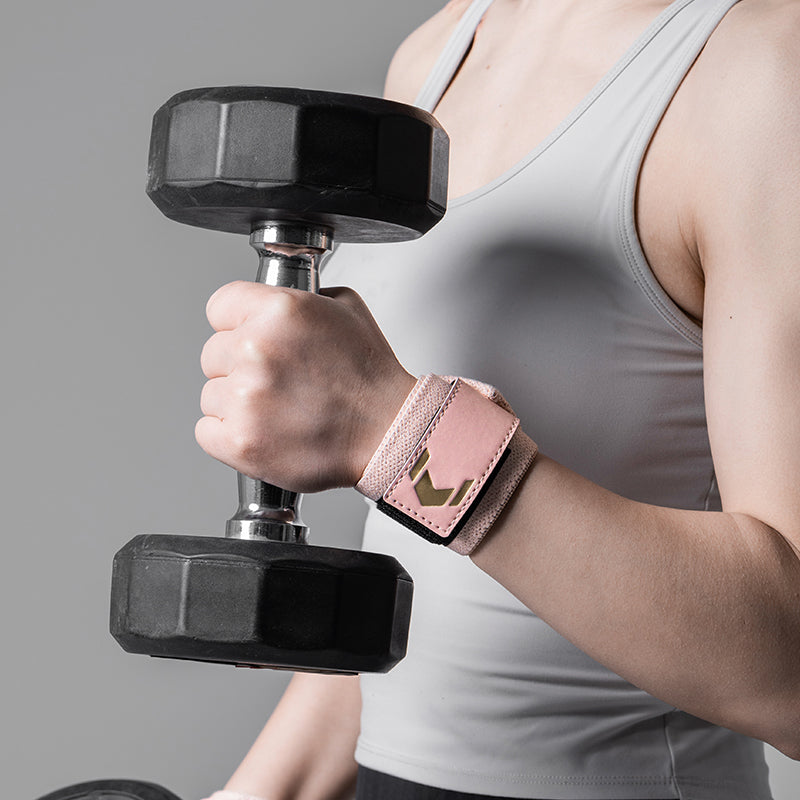 Women’s Wrist Wraps (1 Pair) – Adjustable with Hook and Loop Closure for Strength Training, Bench Press & CrossFit