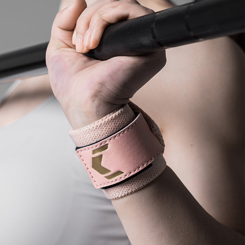 Women’s Wrist Wraps (1 Pair) – Adjustable with Hook and Loop Closure for Strength Training, Bench Press & CrossFit