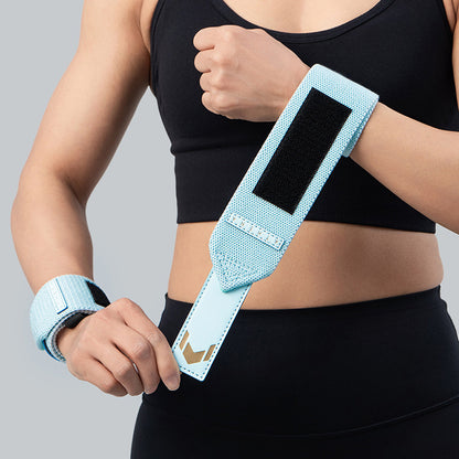 Women’s Wrist Wraps (1 Pair) – Adjustable with Hook and Loop Closure for Strength Training, Bench Press & CrossFit