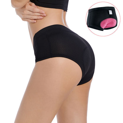 Women’s Cycling Underwear with 3D Gel Padding – Breathable, Stretch Fit, Shock-Absorbing Bike Shorts Liner