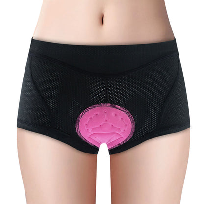 Women’s Cycling Underwear with 3D Gel Padding – Breathable, Stretch Fit, Shock-Absorbing Bike Shorts Liner