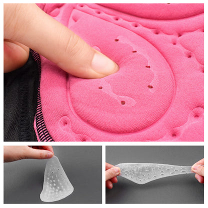 Women’s Cycling Underwear with 3D Gel Padding – Breathable, Stretch Fit, Shock-Absorbing Bike Shorts Liner